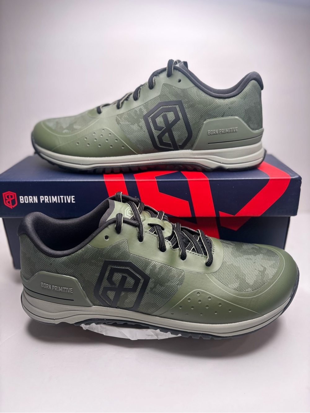 Size 12- Born Primitive Savage 1 training shoes Green
